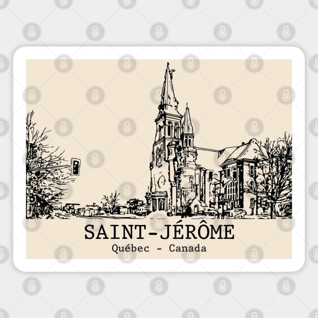 Saint-Jérôme - Québec Magnet by Lakeric
